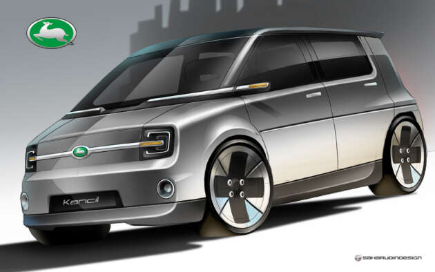 Perodua Kancil EV envisioned by Saharudin Design