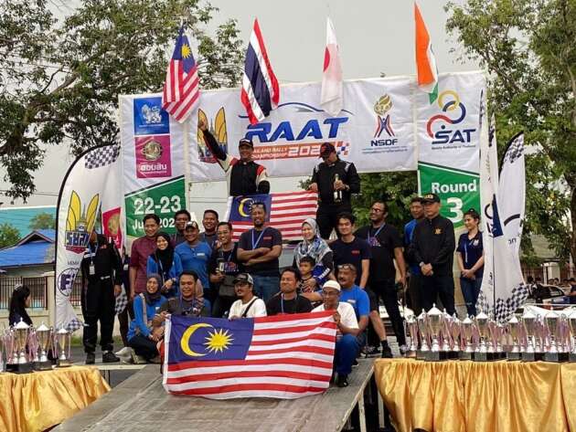 Saladin Mazlan muncul juara kelas Super 4WD di pusingan ketiga Kejohanan RAAT Rali Thailand 2023!