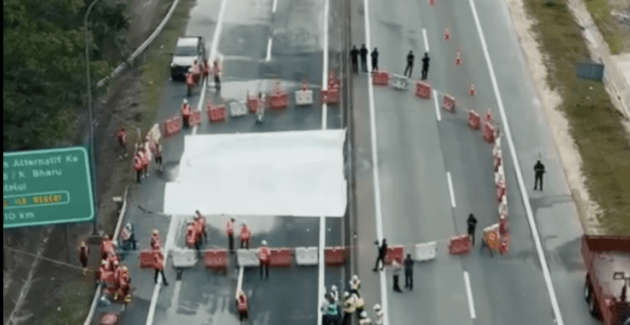 Lebuhraya KL-Karak dijangka dibuka 7 malam ini – runtuhan terowong 2 ECRL jadi punca tanah mendap