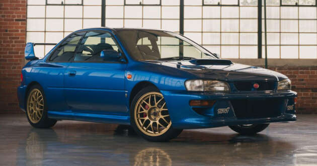 Subaru Impreza 22B STi prototype from the 1997 Tokyo Motor Show up for auction – car #000 from RM2 mil est