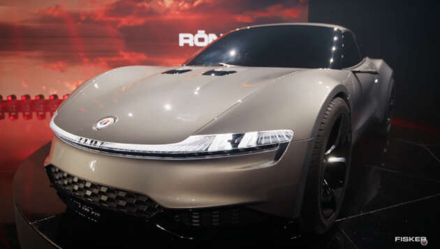 Fisker Ronin – world’s first EV four-door convertible GT; tri-motor AWD, 1,000 hp,  0-96 km/h in 2.0 seconds
