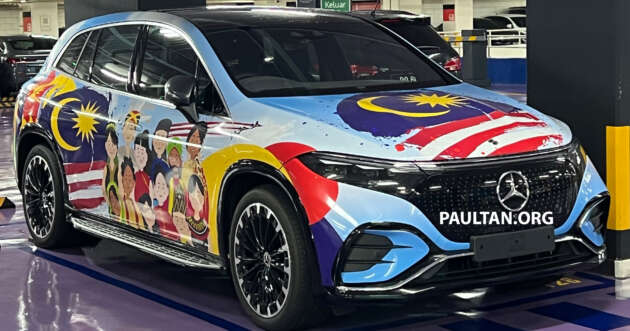 Mercedes-Benz EQS SUV spied in Kuala Lumpur – three-row EV in Merdeka livery; local launch soon?