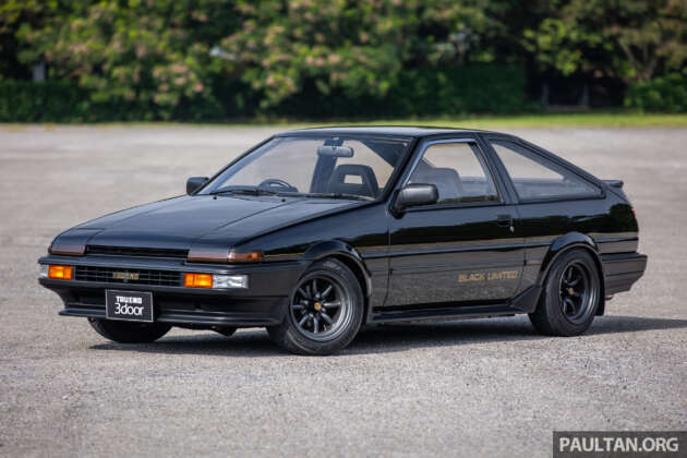 Toyota AE86 Sprinter Trueno GT-Apex Black Limited – 1 dari 400 unit dalam dunia, restorasi macam baru!