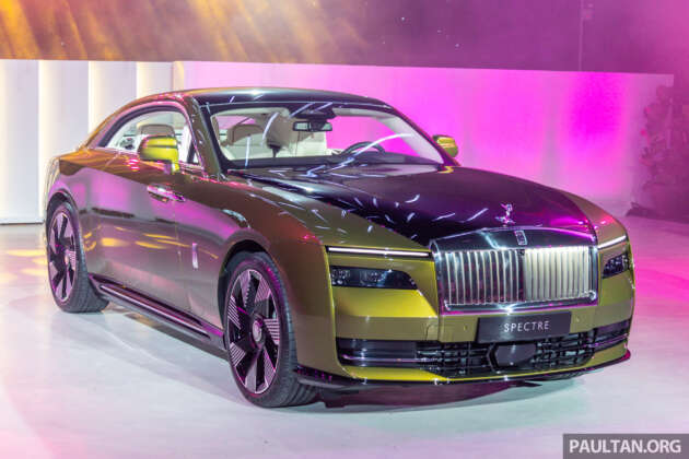 Rolls-Royce Spectre kini di Malaysia – RM2 juta tak termasuk cukai, EV pertama RR, 585 PS/900 Nm