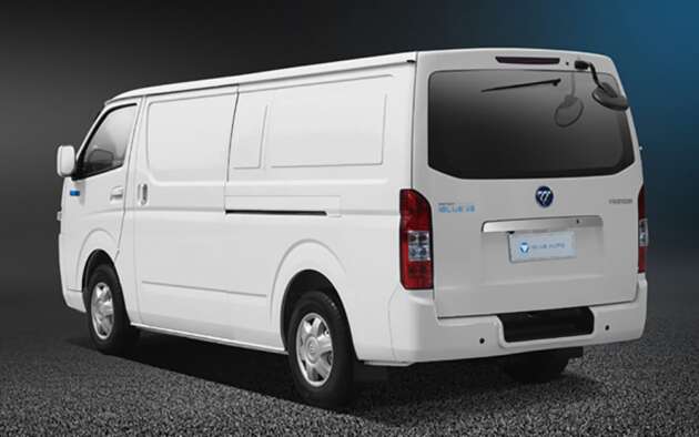 Foton iBlue EV 2023 kini di Malaysia – van EV bermula RM200k, jarak gerak 195 km, bateri  50.23 kWj, 116 PS