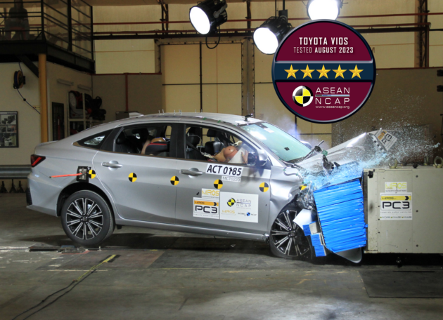 2023 Toyota Vios scores five-star ASEAN NCAP rating