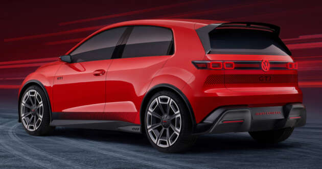 Volkswagen ID. GTI Concept previews future FWD GTI EV – Polo size; simulated gear shifts; digital cockpit