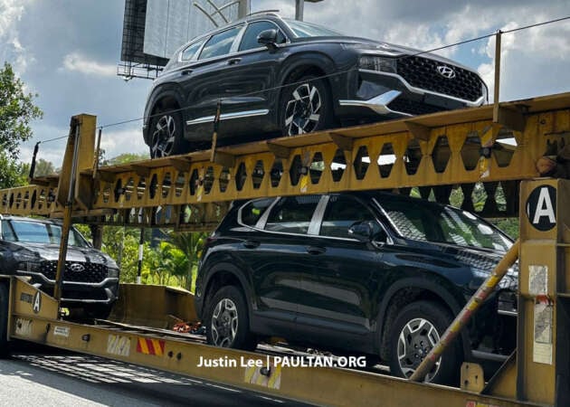 2023 Hyundai Santa Fe facelift spotted in Malaysia – still fourth-gen; CKD three-row SUV launching soon?