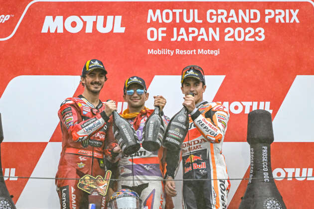 2023 MotoGP: Marquez wins third in rainy Motegi