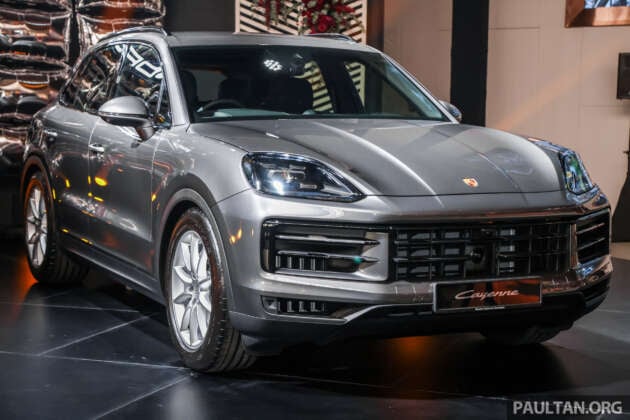 2024 Porsche Cayenne E3 facelift CKD launched in Malaysia; more power, new look inside/out; RM600k