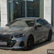 2024 BMW 5 Series G60 with M Performance Parts – live pics of carbon bodykit, 21′ cross-spoke wheels