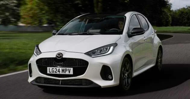 2023 Mazda 2 Hybrid facelift for Europe – rebadged Toyota Yaris gets redesigned bumpers