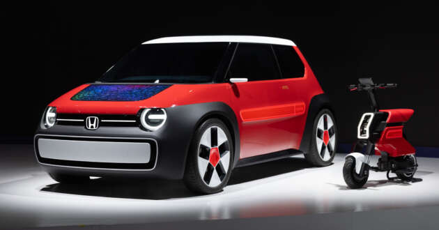 Honda Sustaina-C and Pocket concepts reimagine the original City and Motocompo pairing as modern EVs