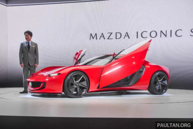Mazda Iconic SP concept debuts with 370 PS two-rotor rotary EV system – previews a successor to the RX-7?