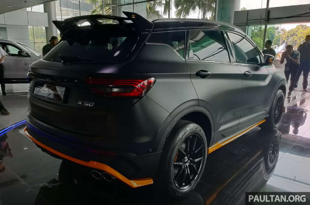 Proton X50 R3 – harga diumum RM125,300, rim 18-inci ringan, kit aero R3, warna Satin Black, hanya 200-unit