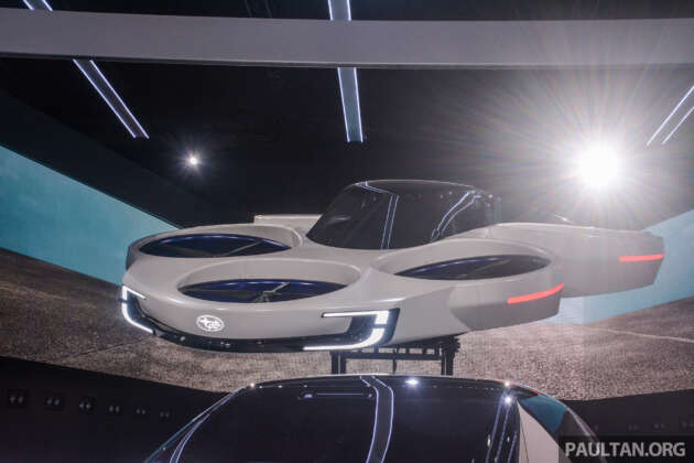Subaru Sport Mobility Concept tampil sebagai EV sport boleh offroad, dipamer bersama drone besar