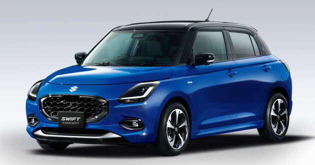 2024 Suzuki Swift concept revealed – fourth-gen gets bold new face; official debut at Japan Mobility Show