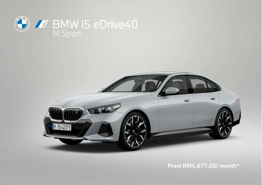 2024 BMW i5 launched in Malaysia – G60 5 Series EV debuts with eDrive40 variant, 340 hp, 582 km; RM420k 1691585