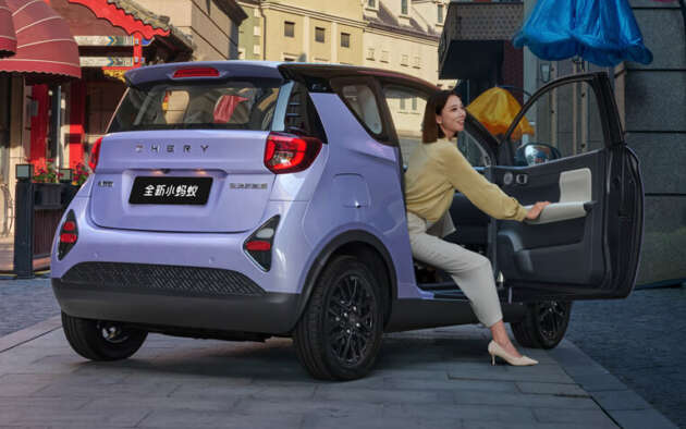 New Chery Little Ant launched in China – compact 4-seat EV with up to 76 PS, 408 km range; Myvi price