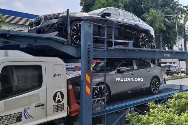 2024 BMW i5 G60E spotted in Malaysia – eDrive40 M Sport with 340 PS, 582 km EV range to debut at PACE