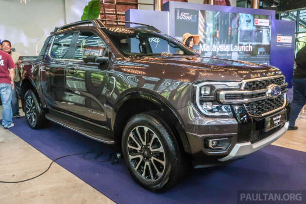 Ford Ranger Platinum 2023 di M’sia — dari RM184k; lampu LED Matrix, rak fleksibel, kluster digital 12.4-inci
