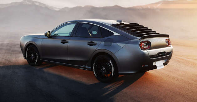 Mitsuoka M55 Concept – Honda Civic hatchback FL1 disumpah jadi Dodge Challenger + Ford Mustang