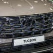 2024 Hyundai Tucson facelift – fewer but bigger hidden LED DRLs, new Ioniq EV-style cockpit with gear stalk
