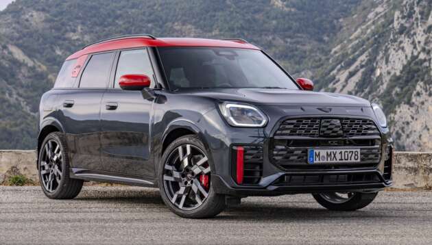 2024 MINI Countryman John Cooper Works revealed – up to 317 PS, 0-100 km/h in 5.4s, 250 km/h top speed