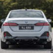 2024 BMW i5 eDrive40 M Sport revised in Malaysia – 22 kW AC charging, smaller wheels, no glass roof