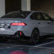 2024 BMW i5 eDrive40 M Sport revised in Malaysia – 22 kW AC charging, smaller wheels, no glass roof