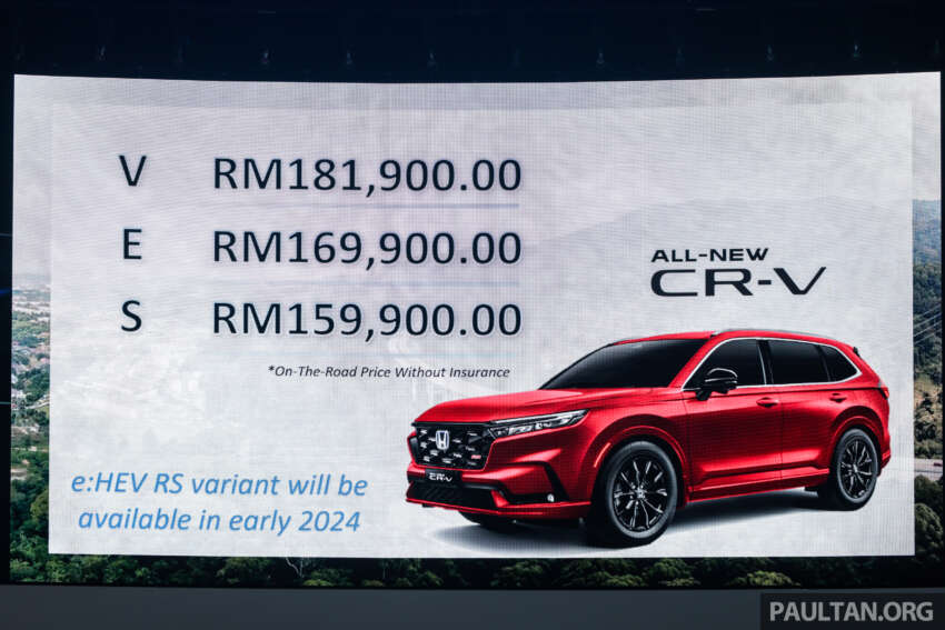 2024 Honda CR-V launched in Malaysia – 6th-gen SUV, four variants, 1.5L turbo and 2.0L hybrid, from RM158k 1707175