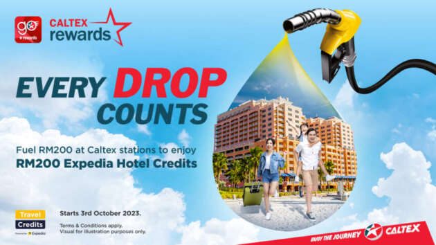 Nikmati 1,500 Caltex Points dari transaksi pertama, terima kredit hotel Expedia dengan Caltex Rewards