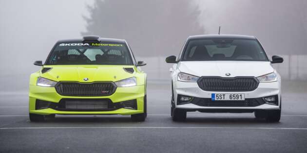 Skoda jelaskan persamaan dan perbezaan antara kereta Rally2 Fabia RS dan Fabia produksi biasa