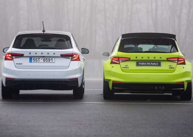 Skoda jelaskan persamaan dan perbezaan antara kereta Rally2 Fabia RS dan Fabia produksi biasa