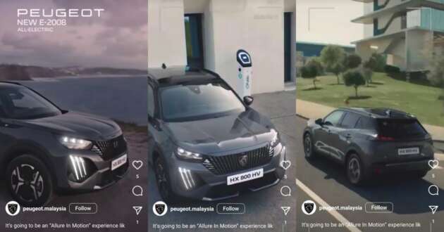Peugeot e-2008 EV muncul dalam teaser untuk M’sia
