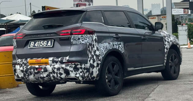 2024 Proton X70 facelift spied – C-segment SUV based on updated Geely Boyue to launch in Malaysia soon?