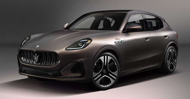 2024 Maserati Grecale Folgore – brand’s first EV SUV; 557 PS, 820 Nm, 105 kWh battery, up to 501 km range