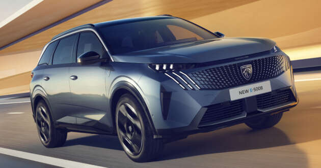 Peugeot e-5008 EV debuts – seven-seater SUV with single-, dual-motor, 98 kWh battery; up to 660km range