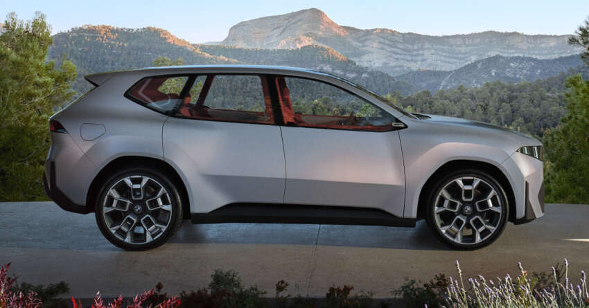 BMW Vision Neue Klasse X previews 2025 iX3 electric SUV – small kidney grille; customisable interior, sound 1742559