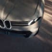 BMW Vision Neue Klasse X previews 2025 iX3 electric SUV – small kidney grille; customisable interior, sound