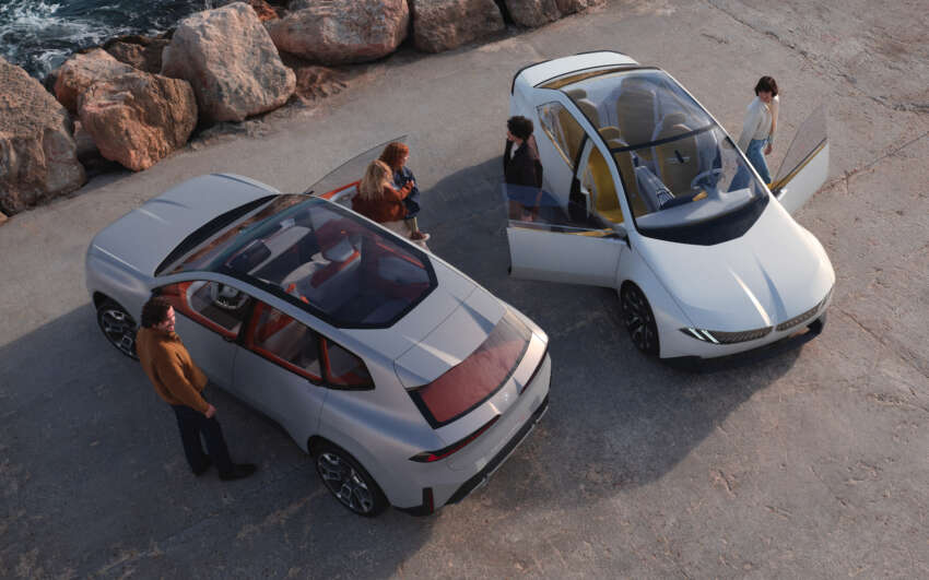 BMW Vision Neue Klasse X previews 2025 iX3 electric SUV – small kidney grille; customisable interior, sound 1742577