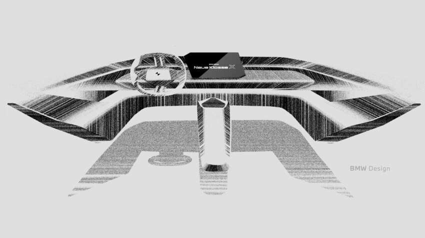 BMW Vision Neue Klasse X previews 2025 iX3 electric SUV – small kidney grille; customisable interior, sound 1742610