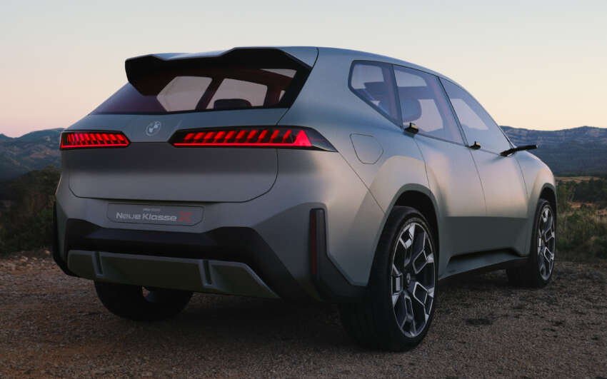 BMW Vision Neue Klasse X previews 2025 iX3 electric SUV – small kidney grille; customisable interior, sound 1742556