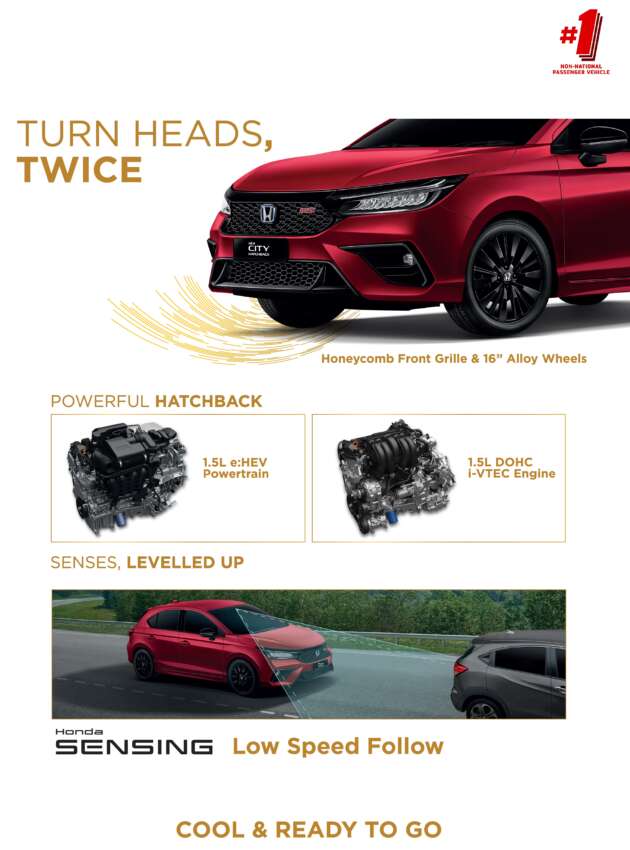 2024 Honda City Hatchback facelift open for booking in Malaysia – Q2 launch; Sensing standard for all variants