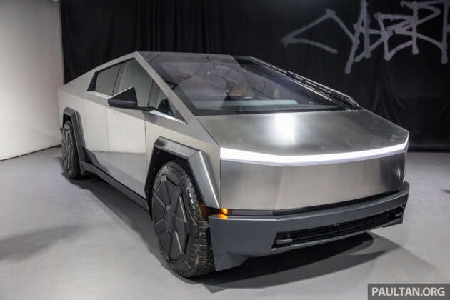 Tesla Cybertruck in Malaysia – stainless steel pick-up EV on display in showrooms in May, not for sale