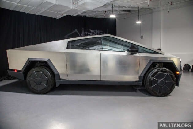 Tesla Cybertruck in Malaysia – stainless steel pick-up EV on display in showrooms in May, not for sale