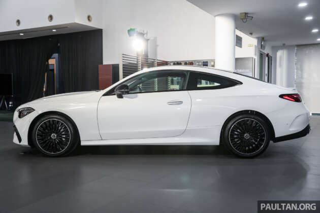 Mercedes-Benz CLE300 Coupe 4Matic 2024 di Malaysia — enjin 2.0T mild-hybrid, 259 PS/400 Nm; dari RM526k
