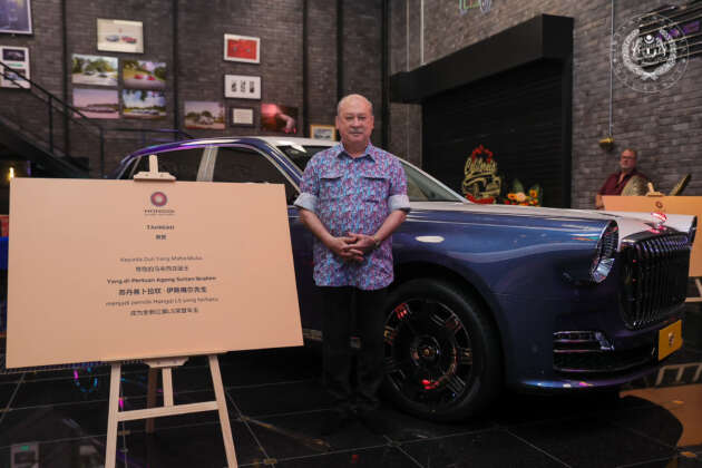 Agong, Sultan Ibrahim Iskandar jadi pemilik pertama Hongqi L5 di dunia – sedan mewah enjin V8 twin turbo