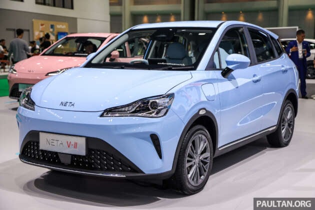 Bangkok 2024: Neta V-II – heavily-revised budget EV gets new design, Apple CarPlay, AEB, from RM71k