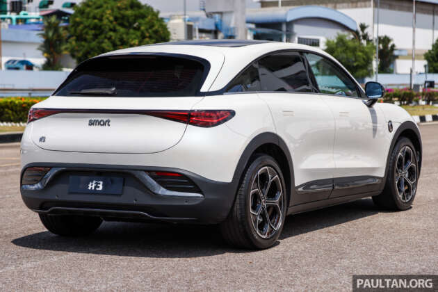 smart #3 EV dilancar di Malaysia –  Pro, Premium, Brabus; hingga 428 PS/543 Nm, 455 km; dari RM175k